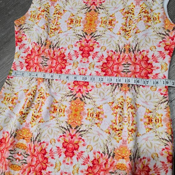 RN STUDIO by Ronni Nicole Sleeveless Floral Stretch Sheath Midi Dress - Picture 5 of 7